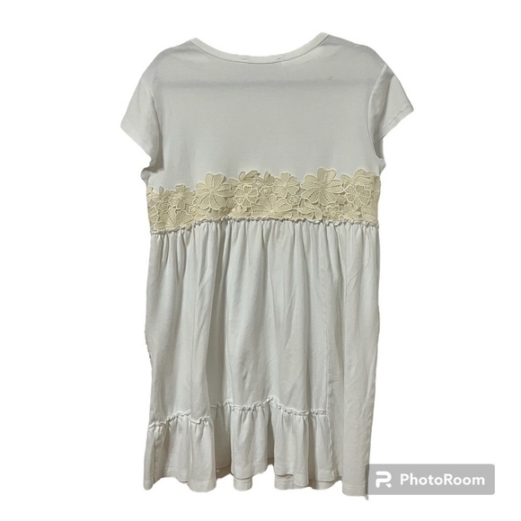 Flawed / SEE BY CHLOE Silk Cotton Blend Lace Summer Dress Size M - Picture 3 of 15